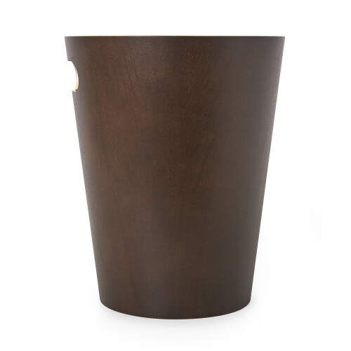 Umbra Umbra Woodrow Waste Bin, Brown 2