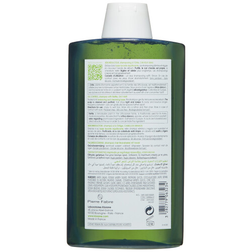 Klorane Klorane Oil Control Shampoo with Nettle 400ml 1