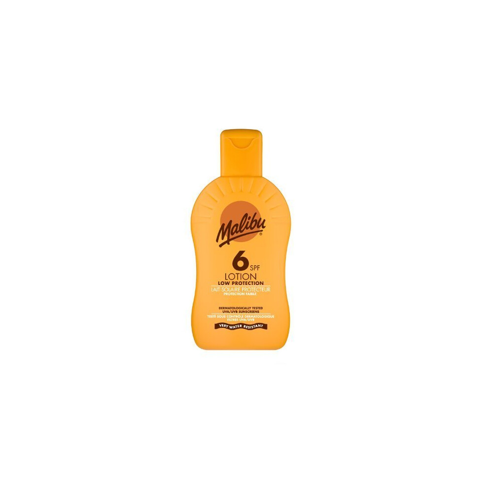 Malibu Protective Sun Lotion with SPF6 200 ml