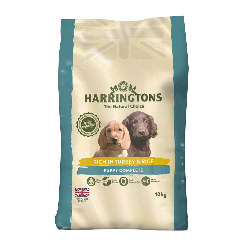 Harringtons Puppy Food Complete Rich In Turkey and Rice 10 Kg