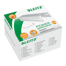 Leitz 55590000 P4 Power Performance 26/8 Staples, Strong Steel, Length 8 mm, 5000 Staples, Staples Up to 40 Sheet Capacity