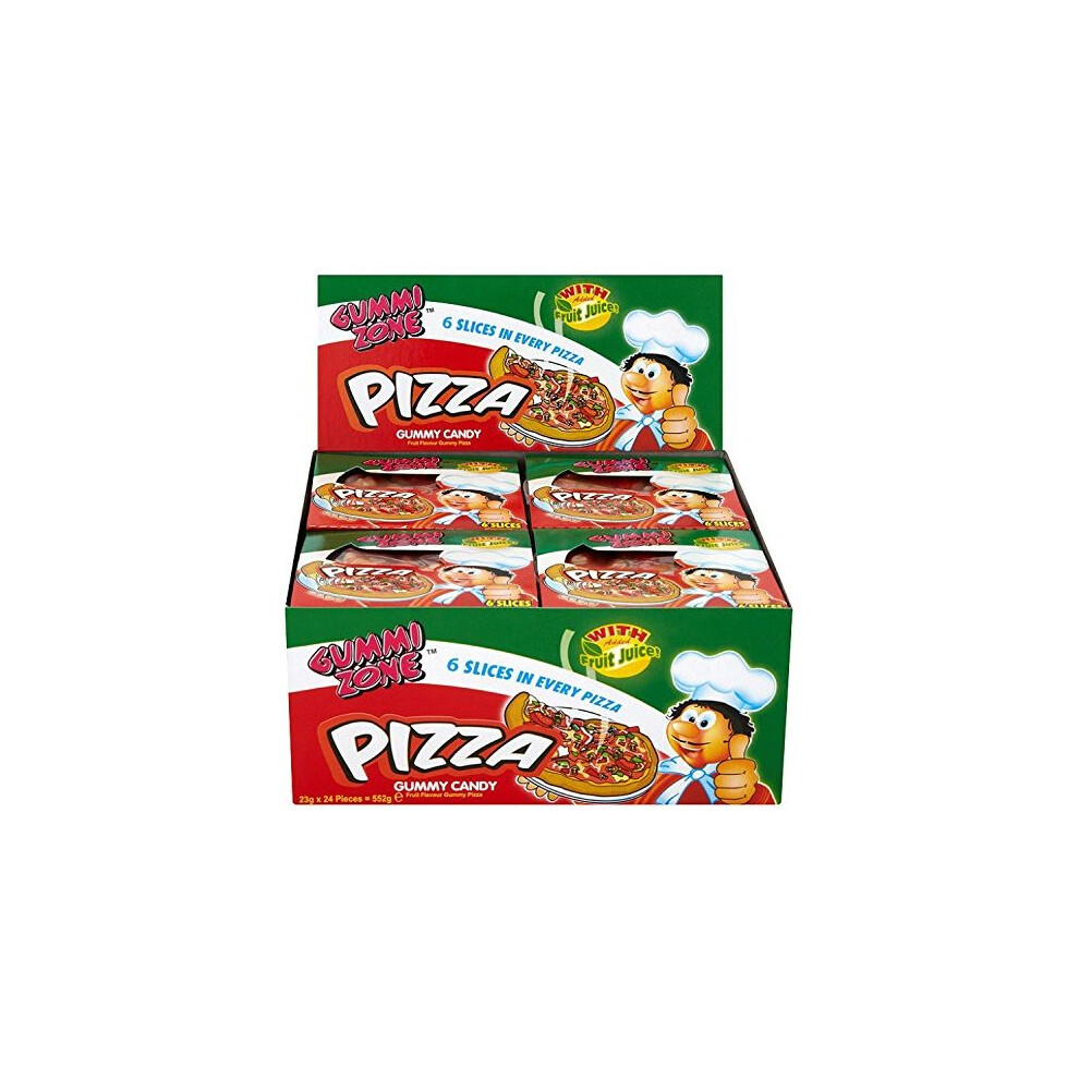 What Next Candy Gummy Pizza Display 25 g Pack of 24