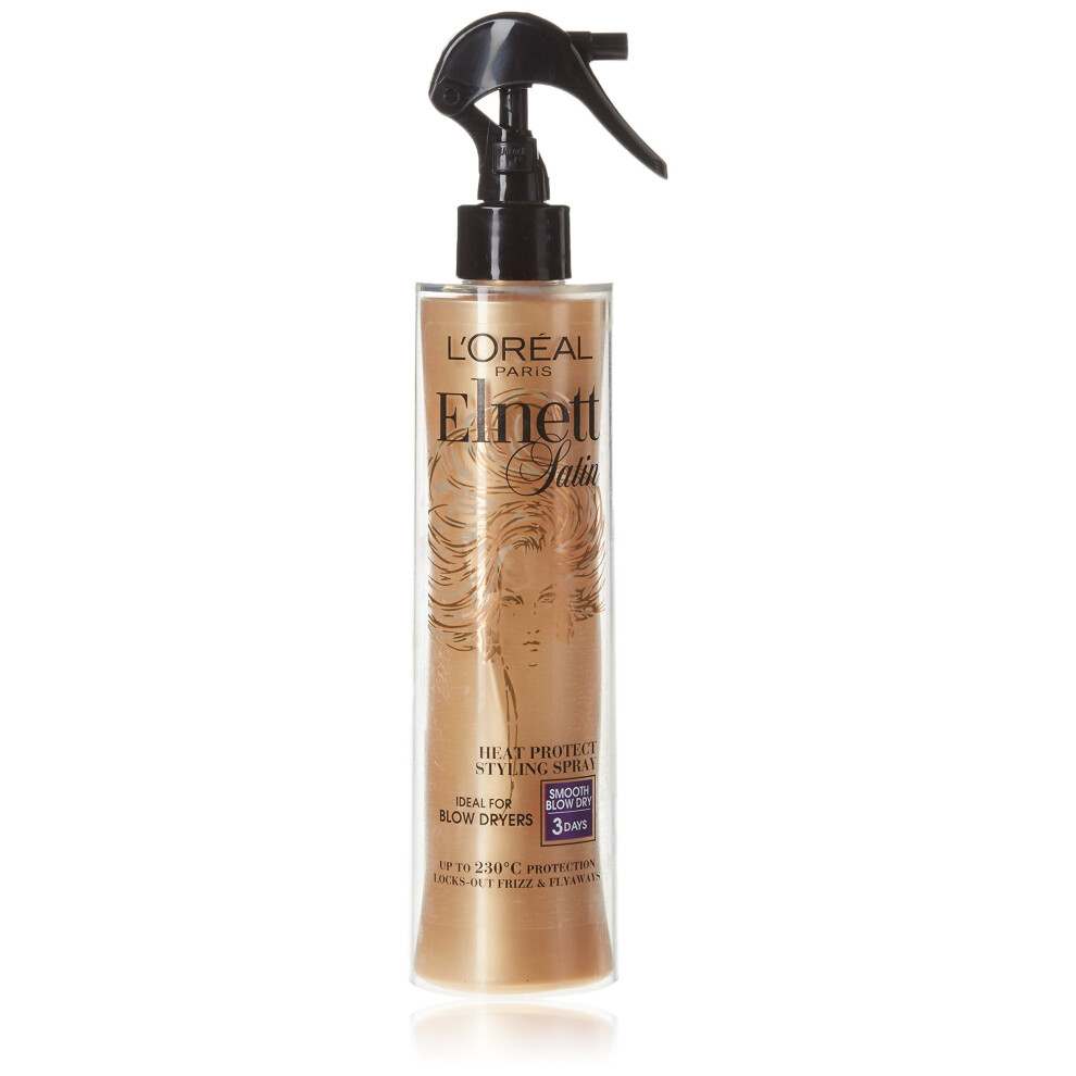 L'Oreal Elnett Heat Protect Straight Hairspray 170ml