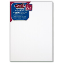 Loxley A3 size Traditional 18 mm Depth Ashgate Stretched Artists Canvas, White