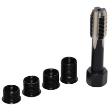 BGS 166 Repair Kit for Spark Plug Threads, Silver/Black, 12 x 1.25 m, 5-Piece
