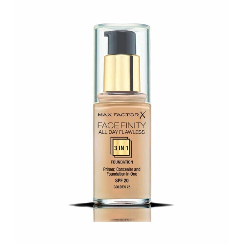 Max Factor Max Factor Facefinity 3-in-1 All Day Flawless Foundation, SPF 20, Golden 75, 30 ml