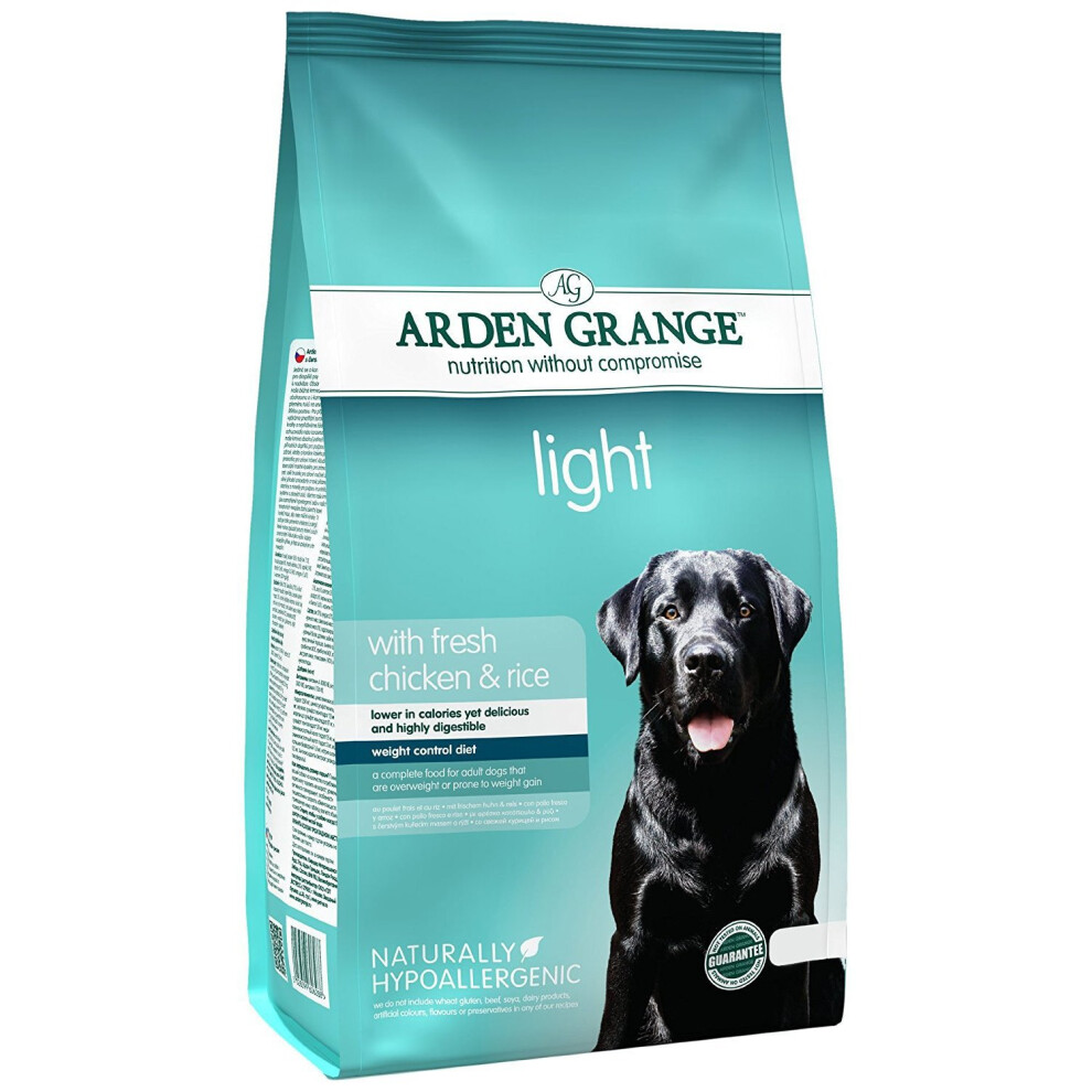 Arden Grange Light Chicken and Rice Adult Dog Food - 2 kg