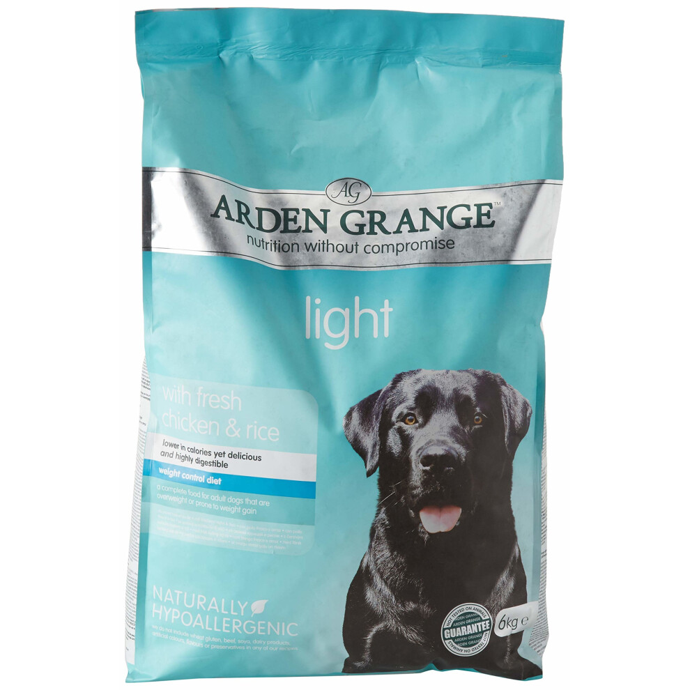 Arden Grange Light Chicken and Rice Adult Dog Food - 6 kg