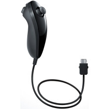 Nintendo Wii U Nunchuk - Black (Nintendo Wii U) - Refurbished