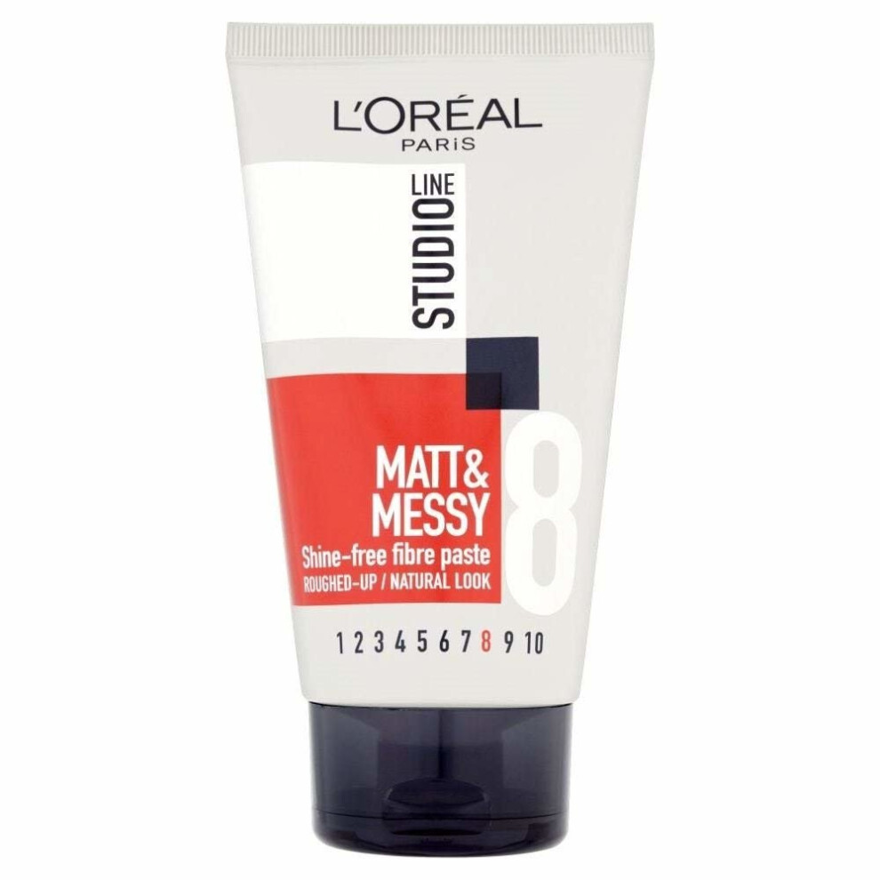 L'Oreal Studio Line Matt Messy Hair Rough Paste 150ml