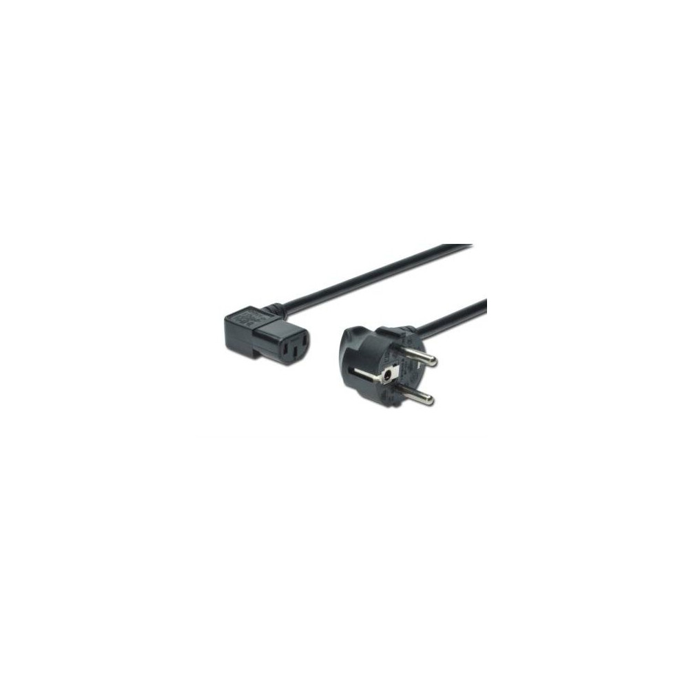 Assmann Ak-440111-018-S Mains Connection Cable (Shockproof Cable C13 Male To Female 1.8 M) 4016032311768