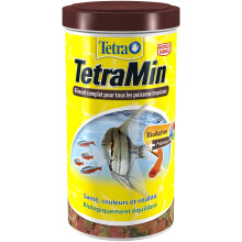 Tetra TetraMin - Complete and Balanced Food for Tropical Fish - Patented BioActive Formula Strengthens Immunity System - 1 Litre