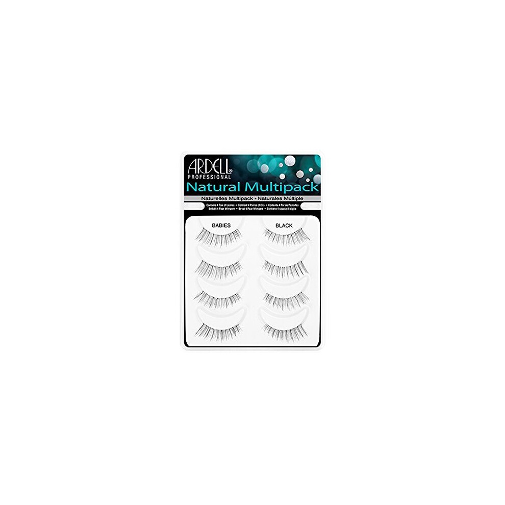 Ardell Natural Style Babies Multipack Eye Lashes, Black