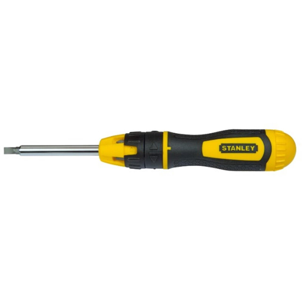 Stanley STHT0-62574 Bit-Screwdriver with 20 Bits and Ratchet, Black/Yellow, Set of 22 Piece