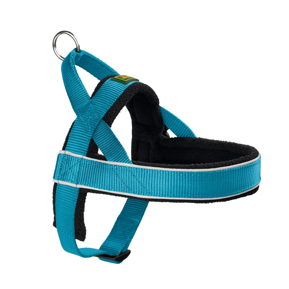 Hunter Racing Norwegian-Style Harness, Medium, Petrol Blue