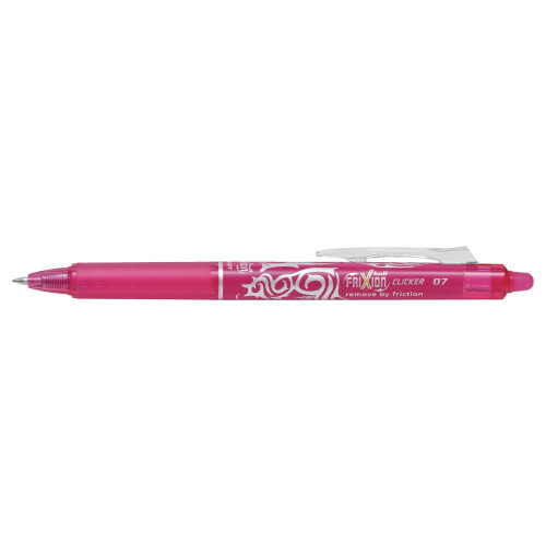 Pilot Stylo Roller Pilot Frixion Clicker Effaçable 0,7 mm - Violet/Rose/Turquoise, Lot de 3 1