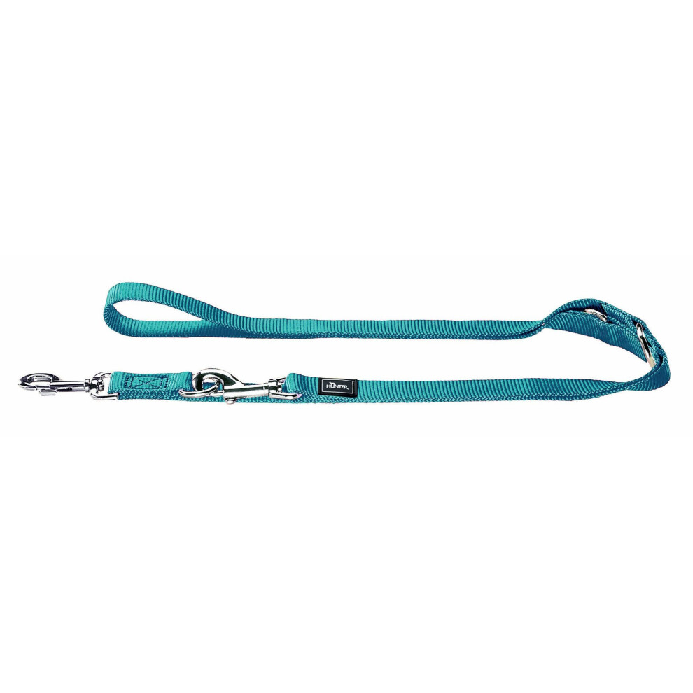 HUNTER Nylon Training Lead Rope, 25/200, X-Large, Teal Blue
