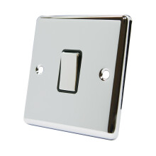 A5 Products SWI1GCCBC 10 A 2 Way Single Gang Light Switch - Black