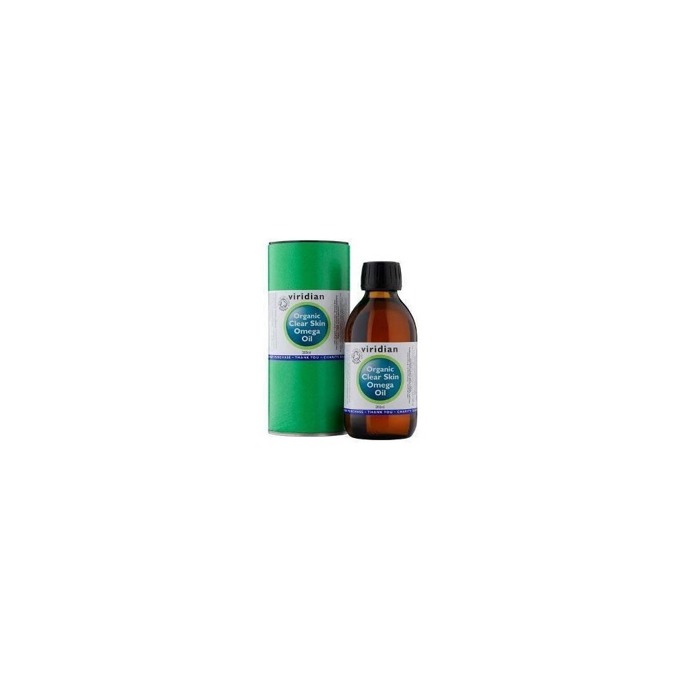 Viridian Viridian: 100% Organic Clear Skin Omega Oil 200Ml