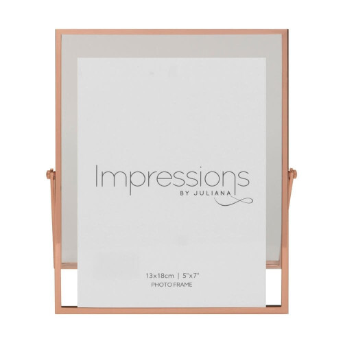 Sparkly Silver Glitter Impressions Picture Photo Frame 6" x 4"
