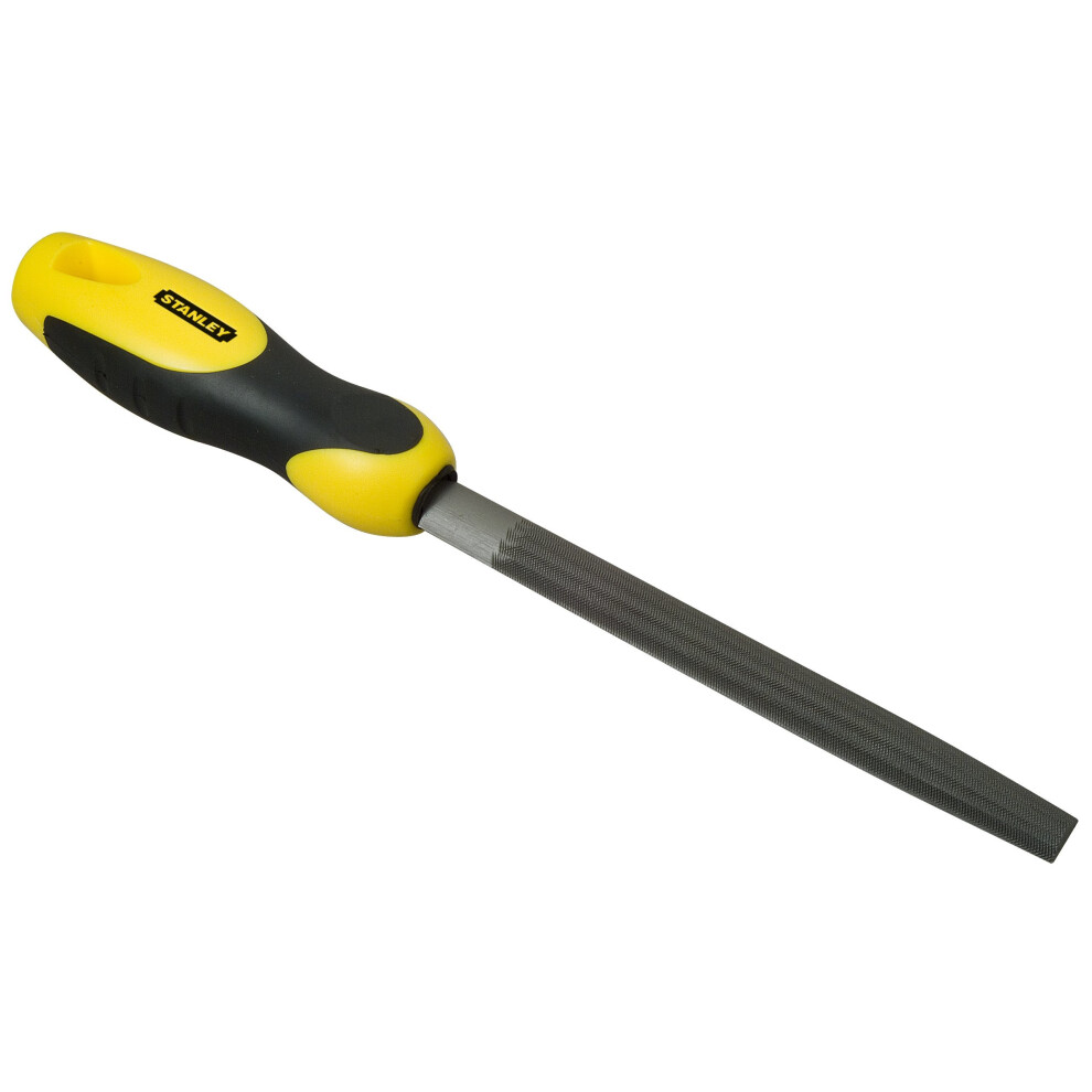 Stanley 0-22-455 Half Round File with Handle, Multi-Colour, 150 mm