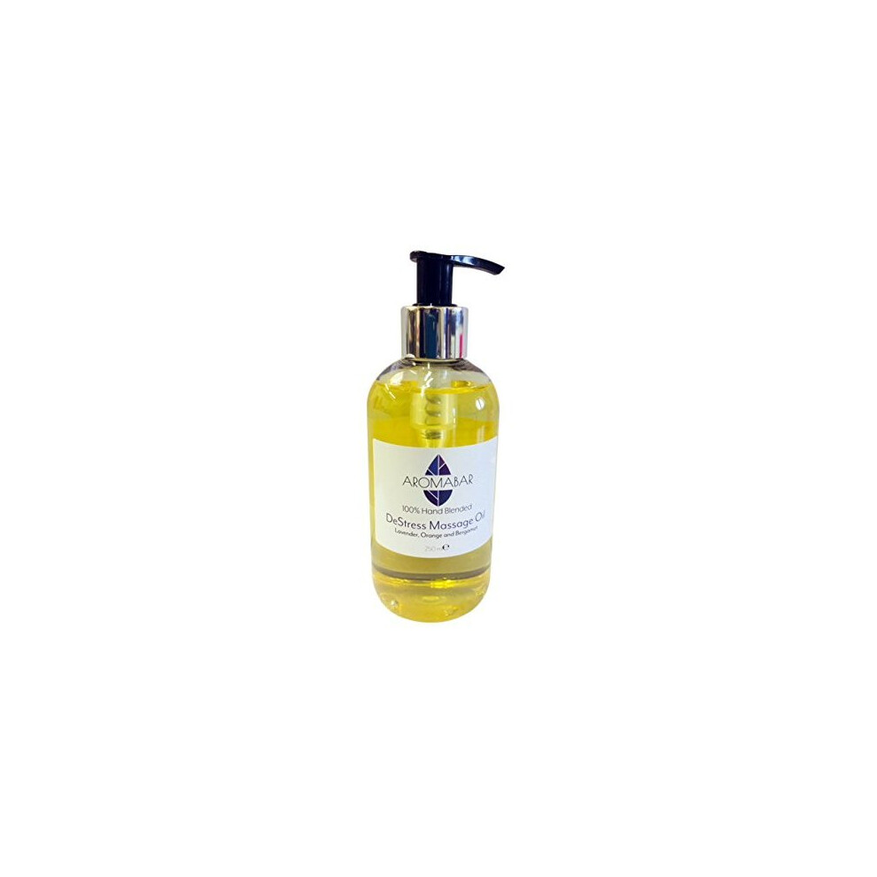 Aromabar Lavender/Orange De-Stress Massage Oil 250Ml With Sweet And Bergamot