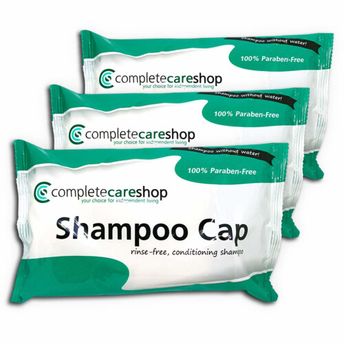No Rinse Waterless Shampoo Caps - Triple Pack