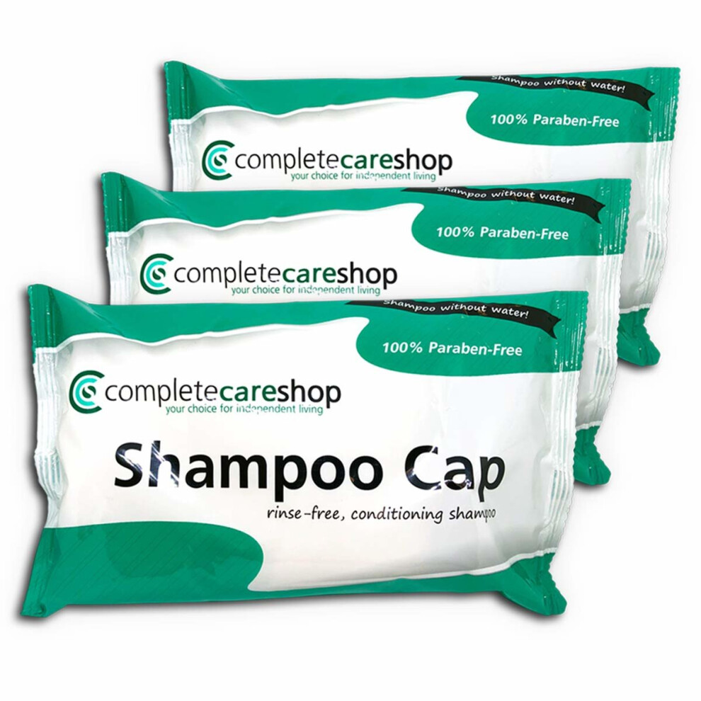 No Rinse Waterless Shampoo Caps - Triple Pack