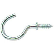 Bulk Hardware BH00161 Chrome Plated Shouldered Mug Cup Hooks, 50 mm (2 inch) - Pack of 20