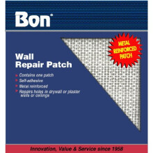 Bon 15-345 8 x 8-inch Self Adhesive Wall Repair Patch (Pack of 1)