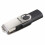 Hama Hama Rotate FlashPen, USB 2.0, 64GB, 10MB/s - Black | Silver 2