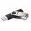 Hama Hama Rotate FlashPen, USB 2.0, 64GB, 10MB/s - Black | Silver 1