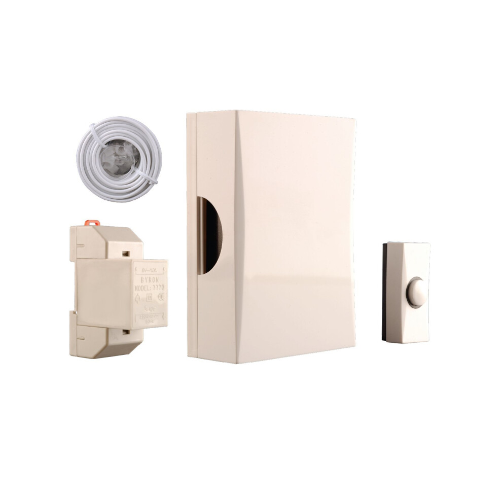 Byron 720K Wired doorbell kit â Complete set â Classic sound