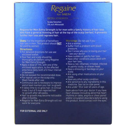 Regaine Regaine for Men Extra Strength Hair Regrowth Solution, 60 ml 2