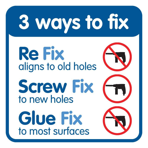 Croydex Croydex Flexi-Fix Epsom Toilet Roll Holder 2