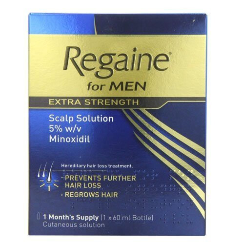 Regaine Regaine for Men Extra Strength Hair Regrowth Solution, 60 ml