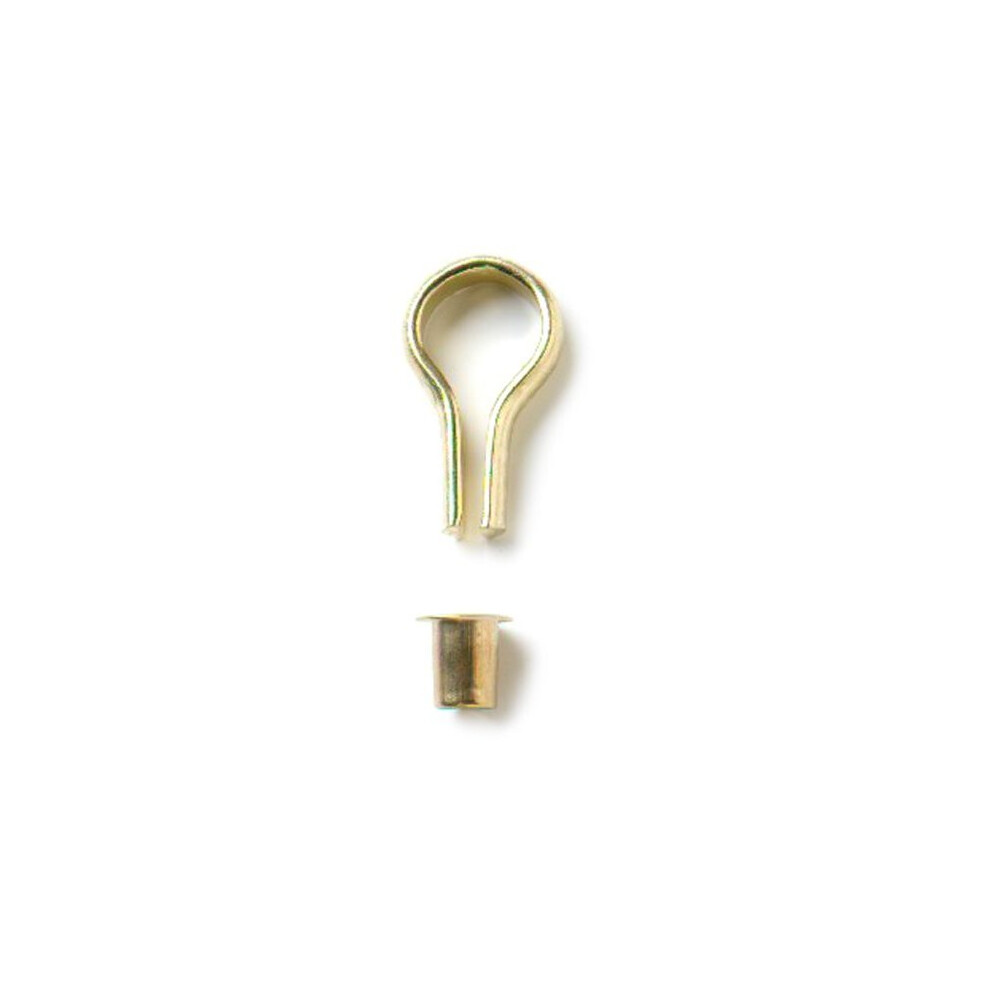 Bulk Hardware Bh00003 Eb Brass Plated Banjo Bookcase Steel Stud And Socket Shelf Support Kit - Pack Of 40 Sockets And 12 Studs 5013249298591