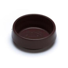 Bulk Hardware BH00019 Castor Cups 54mm (2 1/8 in), Small Brown - Pack of 8, Protect Floors, Easy Glide Under Furniture