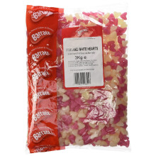 Barratt Jelly Bean Lovehearts Pink and White, 3 kg