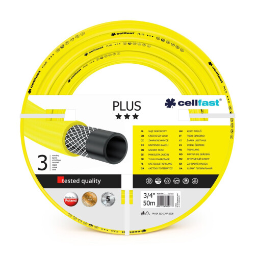 Terra 1702155100 Plus Tuinslang Geel 3/4 50m