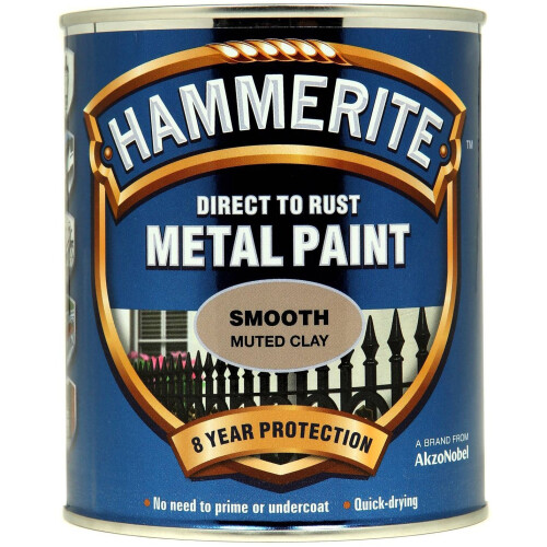 Hammerite Hammerite SFMC750 750ml Direct to Rust Smooth Finish - Muted Clay
