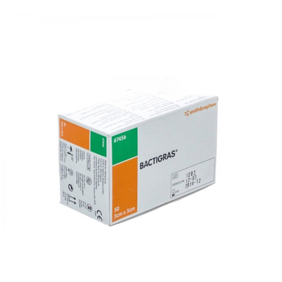 Isdp Bactigras 5Cm X 5Cm (X50)