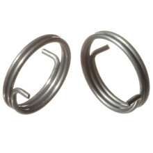 25T140mmP6 - 6 Door Handle Springs, 1.4mm Wire, 2.5-Turn Coils, 3 Right & 3 Left, 21mm OD