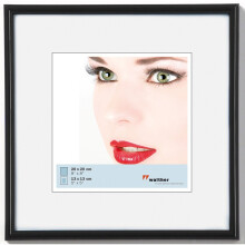 walther design KB220H Galeria picture frame, 8 x 8 inch (20 x 20 cm), black