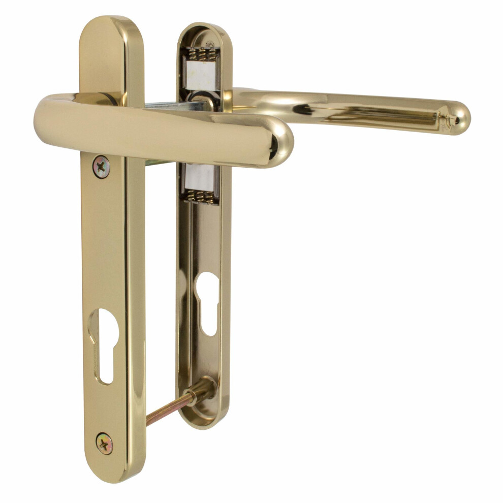Windsor Door Handles For Upvc In Hardex Gold, 92Mm / 122Mm 5055518449365