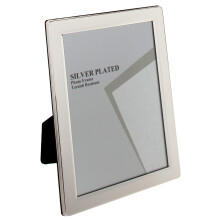 Unity 3.5 x 5-inch Flat Edge Photo Frame, Silver Plated