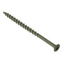 Forgefix DS4575 Pozidriv Decking Screw - Green Anti-Corrosion Item in hand is Size: 4.5 x 75mm, Pack of :200