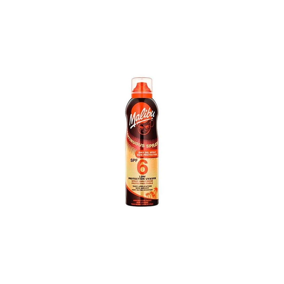 Malibu Continuous Dry Oil Spray with SPF6