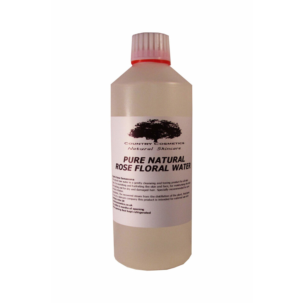 Pure Natural Rose Floral Water 500ml incl. Free Atomiser