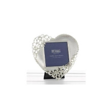 5" x 5" Silver Lace Heart Photo Frame Valentine, Anniversary Present 20233